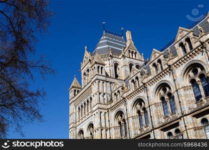 The Museum of Natural History in the London, England