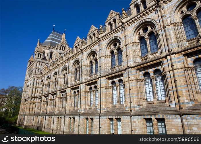 The Museum of Natural History in the London, England