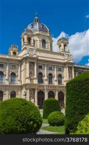 The Museum of Natural History in Vienna. View from the Maria-Theresien Place