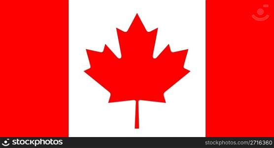 The national flag of Canada