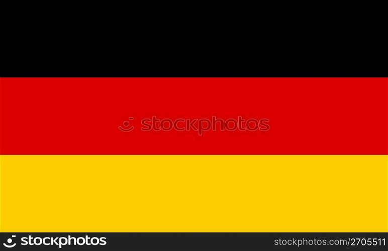 The national flag of Germany