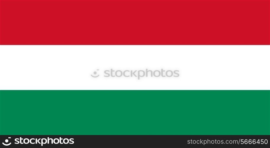 The national flag of Hungary