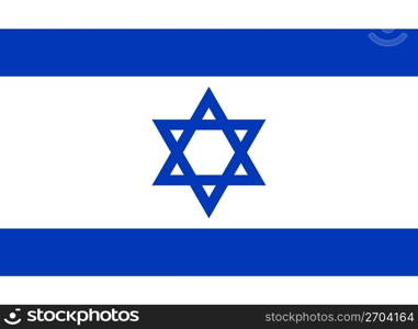 The national flag of Israel