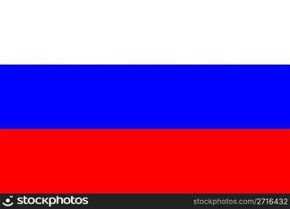 The national flag of Russia