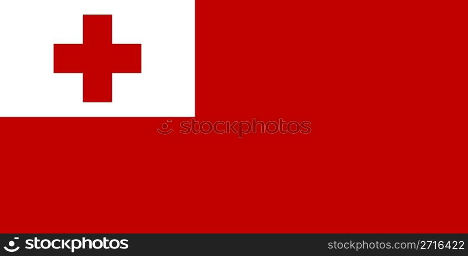 The national flag of Tonga
