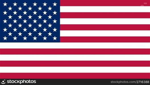 The national flag of United States