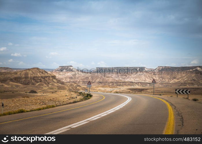 the negev desert in the south of israel near the egypt border. the negev desert in Israel