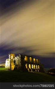 The Night Sky Over Sandsfoot Castle Dorset