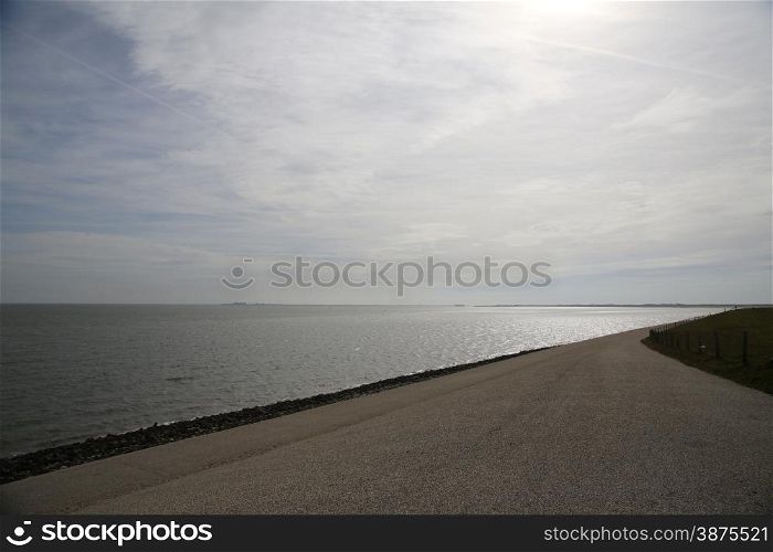 The North Sea around Texel in the Netherlands