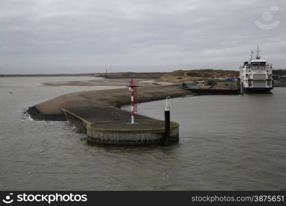 The North Sea between Texel and Den Helder