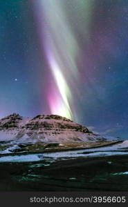 The Northern Lights Aurora borealis Iceland