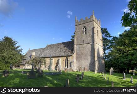 The old church at Ebrington near Chipping Campden, Gloucestershire, England.