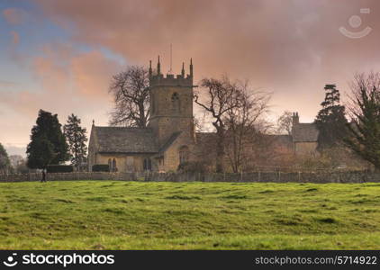 The old church at Willersey, Gloucestershire, England.