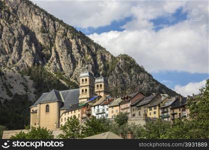 The old fortified city of Briancon in the Provence-Alpes-Cote d&rsquo;Azur region in southeastern France. At an altitude of 1,326 metres it is the highest city in the European Union.