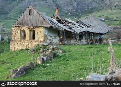 The old house on the hill, North Caucasus, Russia
