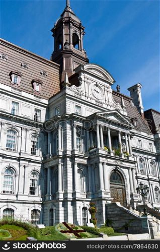 The old Montreal City Hall is a National Historic Site in Canada