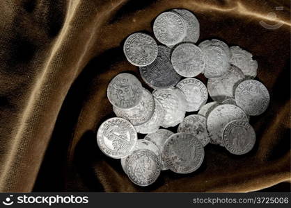 The old silver coins. There may be collectible