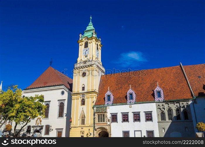 The Old Town Hall in Bratislava in a summer day, Slovakia