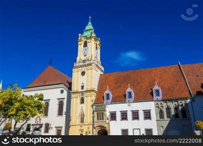 The Old Town Hall in Bratislava in a summer day, Slovakia