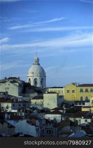 the old town of Alfama in the city centre of Lisbon in Portugal in Europe.. EUROPE PORTUGAL LISBON ALFAMA