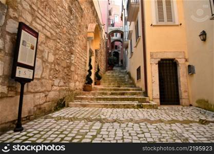 The old town of Gaeta in Italy.