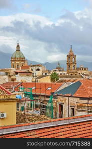 The old town of Palermo in Sicily, Italy