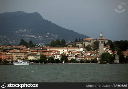 The old town of Pallanza near to Verbania on the Lago maggiore in the Lombardia in north Italy. . EUROPE ITALY LOMBARDIA