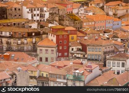 the old town of ribeira in the city centre of Porto in Porugal in Europe.. EUROPE PORTUGAL PORTO RIBEIRA OLD TOWN