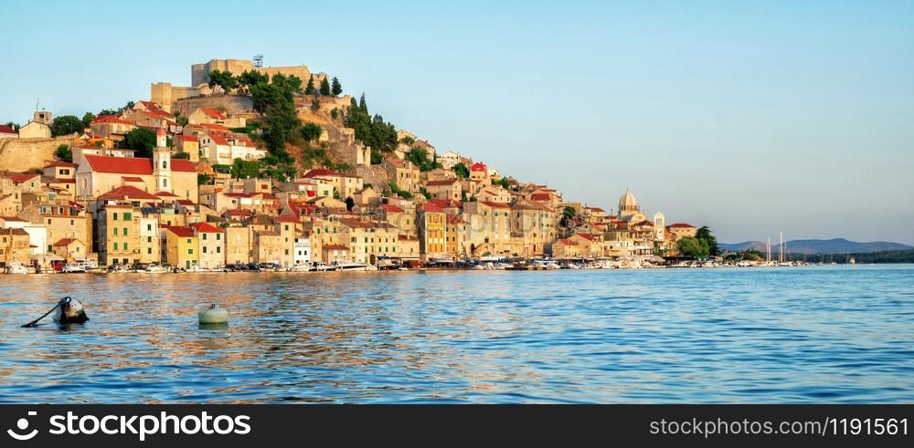 The old town of Sibenik in Dalmatia, Croatia is the famous tourist destination of Croatia.