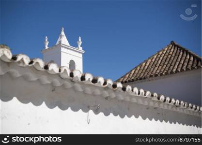 the old town of Tavira at the east Algarve in the south of Portugal in Europe.. EUROPE PORTUGAL ALGARVE TAVIRA OLD TOWN