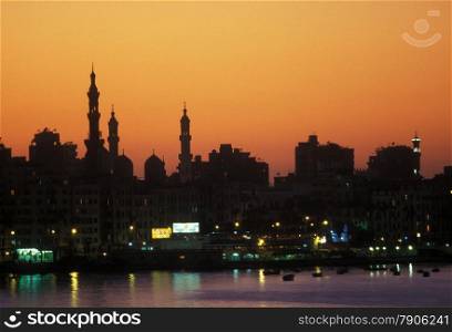 the old town of the city of Alexandria in Egypt in North Africa. . AFRICA EGYPT ALEXANDRIA OLD TOWN