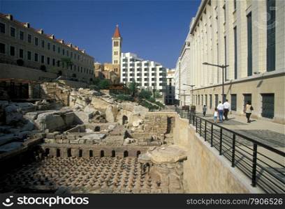 the old town of the city of Beirut in Lebanon in the middle east. . MIDDLE EAST LEBANON BEIRUT