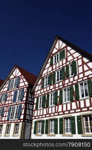 the old town of the villige Schiltach in the Blackforest in the south of Germany in Europe.. EUROPE GERMANY BLACKFOREST