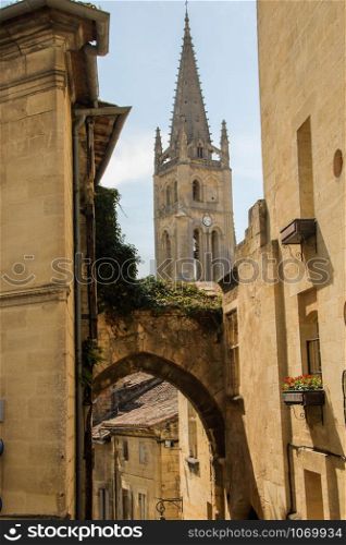 the old village of saint emilion, one of the unesco world heritage sites , france
