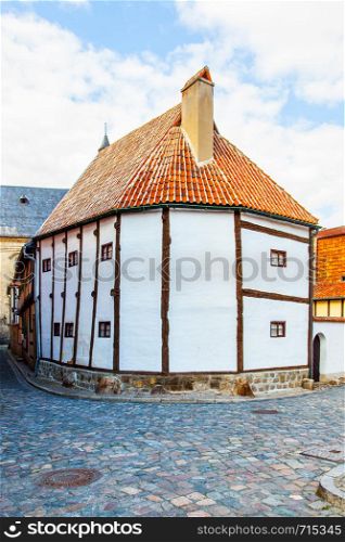 The oldest timber framing house in Germany (14th century), Quedlinburg - Landmark