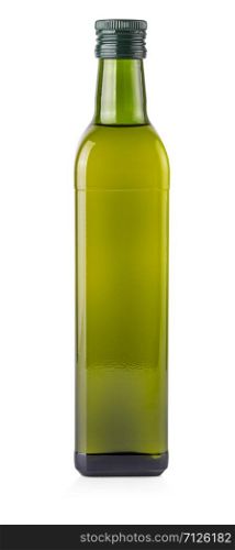 The Olive oil bottle isolated on white background