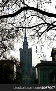 The Palace of Culture and Science, Warsaw, Poland.