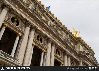 The Palais Garnier, the opera house of Paris, France