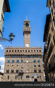 "The Palazzo Vecchio ("Old Palace") is the town hall of Florence, Italy."