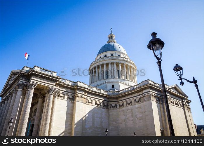 The Pantheon, famous monument in Paris, France. The Pantheon, Paris, France