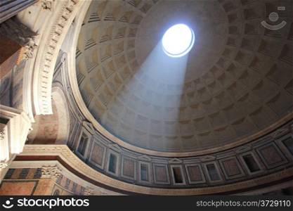 The Pantheon final resting place for his Ossa et cineres, the great Raphael