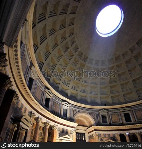 The Pantheon final resting place for his Ossa et cineres, the great Raphael
