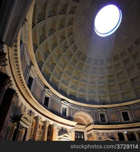 The Pantheon final resting place for his Ossa et cineres, the great Raphael