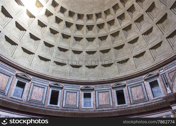 The Pantheon in Rome was built as a temple, today is a Christian basilica