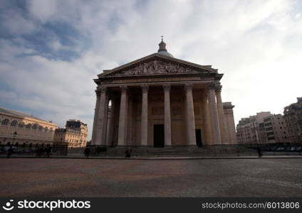 The Pantheon in the city of Paris, France