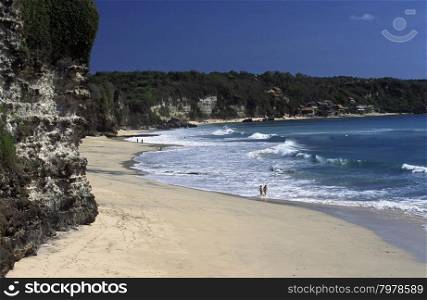 the Paradise Beach in the south of the island Bali in indonesia in southeastasia. ASIA INDONESIA BALI PARADISE BEACH
