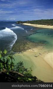 the Paradise Beach in the south of the island Bali in indonesia in southeastasia. ASIA INDONESIA BALI PARADISE BEACH