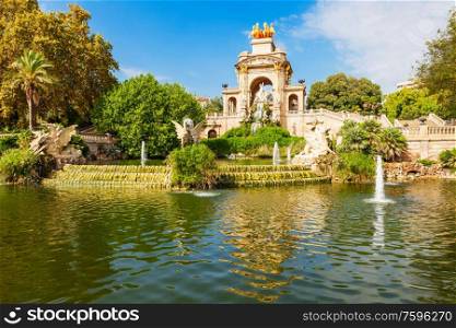 The Parc de la Ciutadella or Citadel Park is a park in the centre of Barcelona city in Catalonia region of Spain