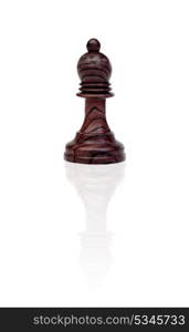 The pawn, chess piece isolated on a white background