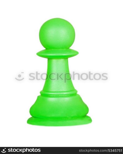The pawn, chess piece isolated on a white background
